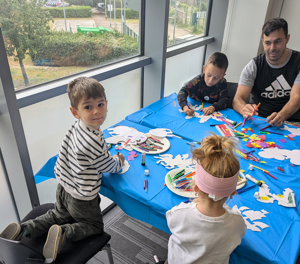 Craft activities proved popular Craft activities proved popular
