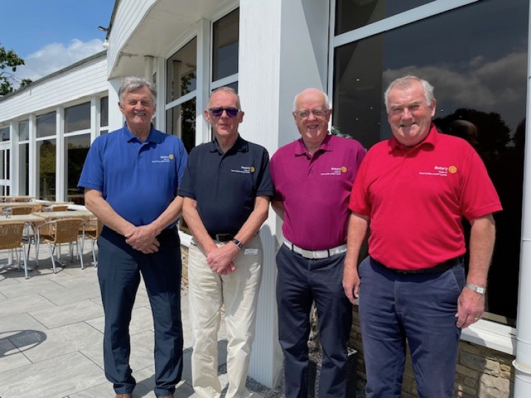 Members of Newcastle Rotary Club who are taking part in the event. (Supplied)