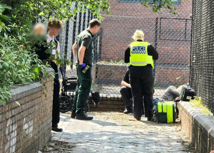 On Friday 13 June, North West Ambulance Service and Cheshire Police received reports of concerns for the welfare of a man on West Street, sat on a wall by Crewe UTC (Nub News).