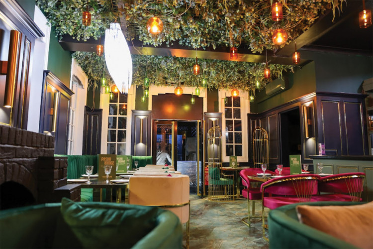 Inside the Pasha Lounge.