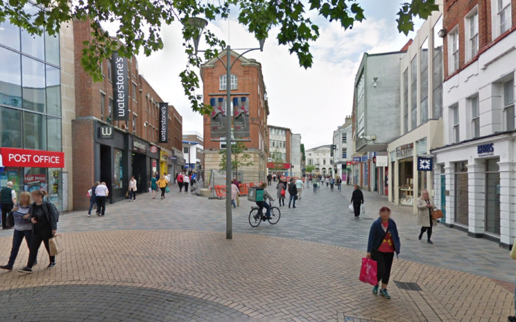 Chelmsford's busy shopping high street. (Credit: Google Street View)