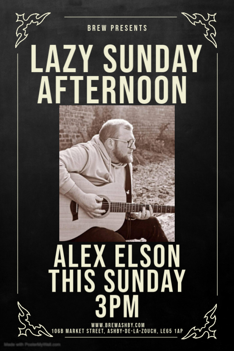 Lazy Sunday Afternoon Acoustic Sessions with Alex Elson