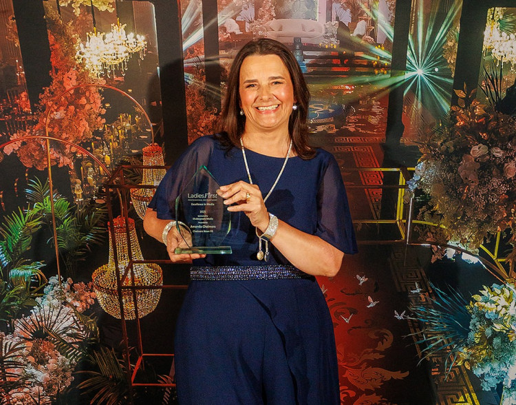 Warwickshire PR boss, Amanda Chalmers celebrates her own success alongside her clients at national awards (image via Everybody Smile Photography)