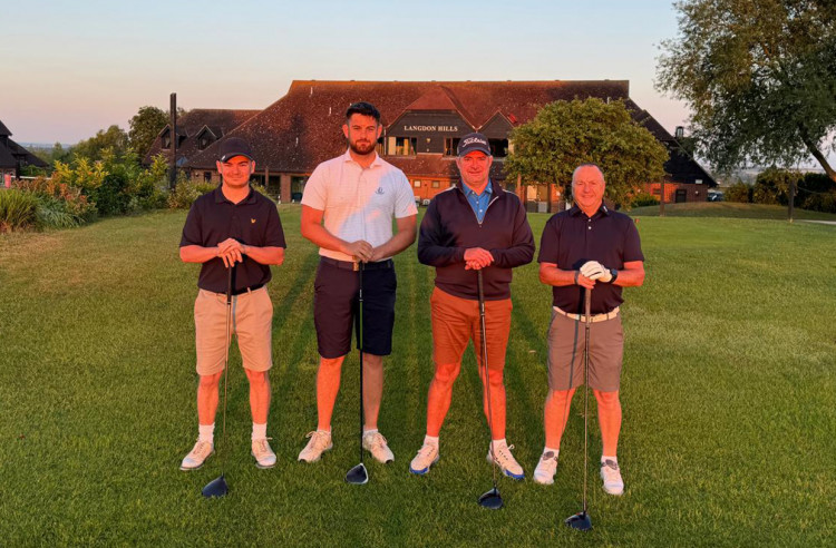 Sunrise saw members on the first tee.