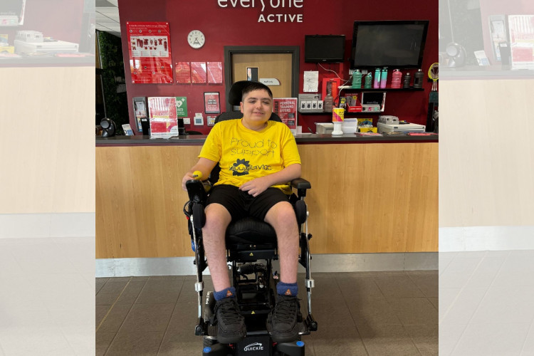 Kieran Hankin, 14, is set to take on a swimming challenge for the Dougie Mac. (Supplied)