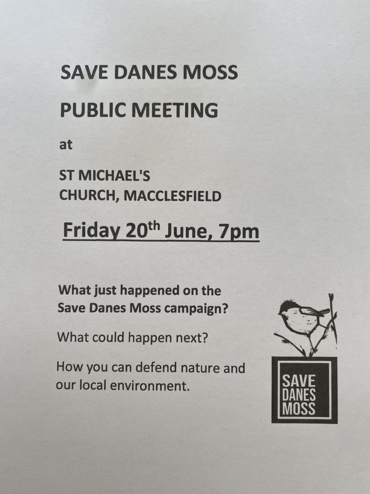 Public Meeting Save Danes Moss Public Meeting Save Danes Moss