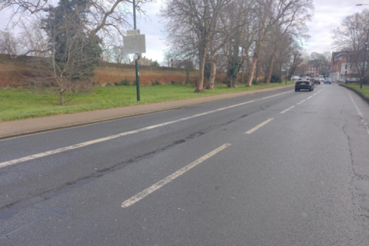 The funding from Transport for London will improve Hampton Court Road near the junction with Church Grove (credit: Richmond Council).
