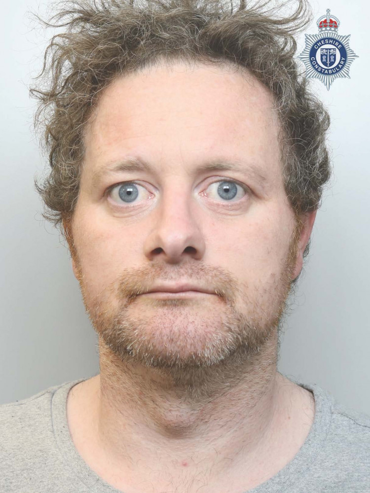 Kenneth Jackson, 37, has been banned from several areas of Crewe after Cheshire Police secured a five-year Criminal Behaviour Order (CBO) (Cheshire Police).