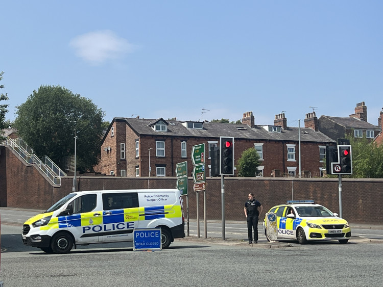 Police are at the scene (Credit: Nub News)