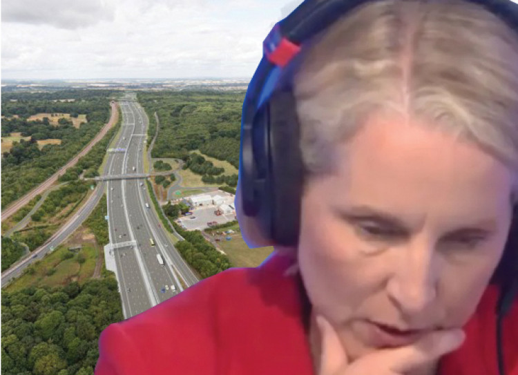 Treasury minister Emma Reynolds gave a 'car crash' interview about the Lower Thames Crossing.