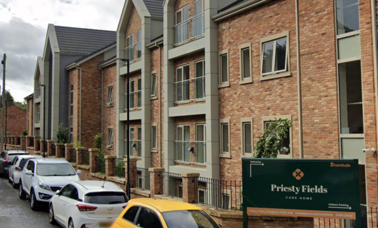 Priesty Fields Care Home has been rated as 'inadequate' by the Care Quality Commission (Credit: Google Maps)