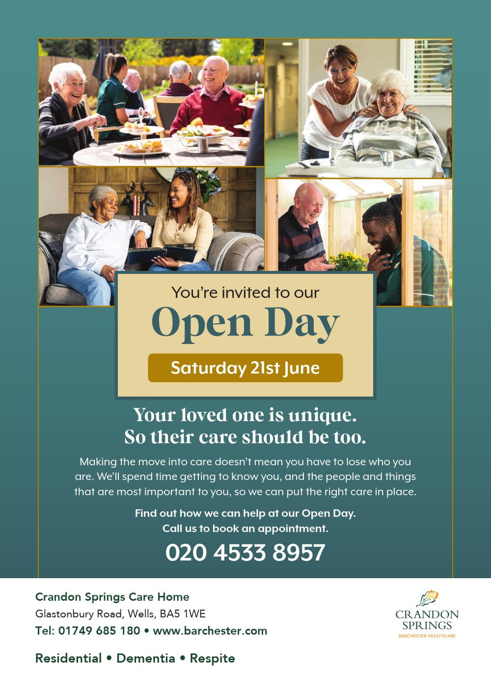 Open Day - Crandon Springs Care Home Open Day - Crandon Springs Care Home
