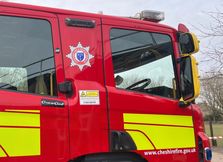 CFRS were called to a fire in Prestbury this morning (Credit: Nub News)