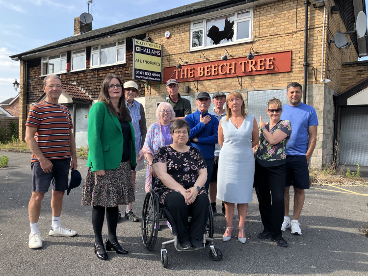 Residents in Heald Green say the Beech Tree pub has become a spot for fly-tipping and anti-social behaviour (Image - Declan Carey LDRS)