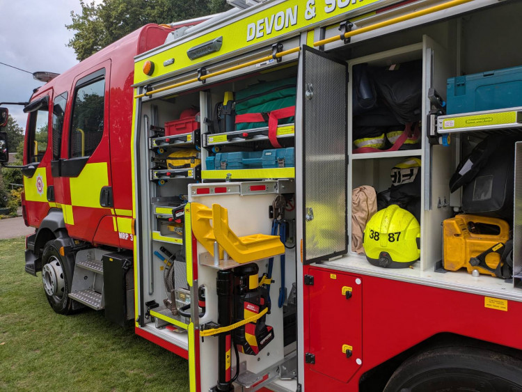 Fire crews from Street tackled a major house fire in Taunton.