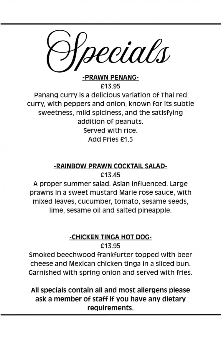 Summer Specials