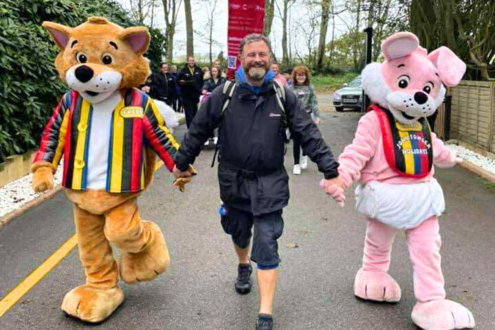 Stoke City fan Paul Venables is set to take on his biggest walking challenge yet. (Supplied) Stoke City fan Paul Venables is set to take on his biggest walking challenge yet. (Supplied)