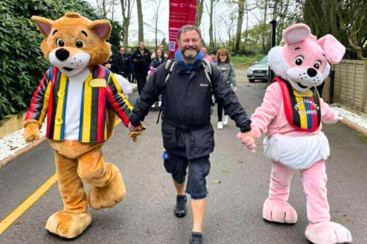 Stoke City fan Paul Venables is set to take on his biggest walking challenge yet. (Supplied)