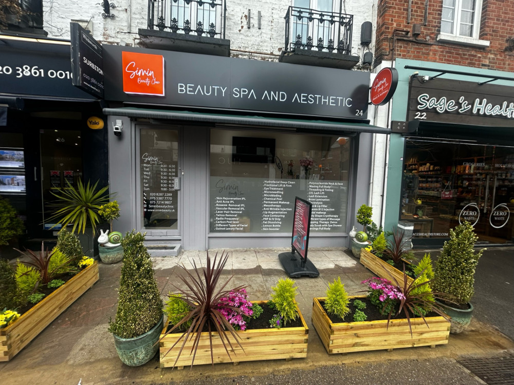 Simin Beauty Clinic is located at 24 Brighton Rd, Surbiton KT6 5PQ (Credit: Tilly O'Brien) Simin Beauty Clinic is located at 24 Brighton Rd, Surbiton KT6 5PQ (Credit: Tilly O'Brien)