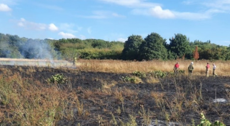 The London Fire Brigade is warning Londoners to act responsibly during this week's heatwave (Credit: London Fire Brigade)