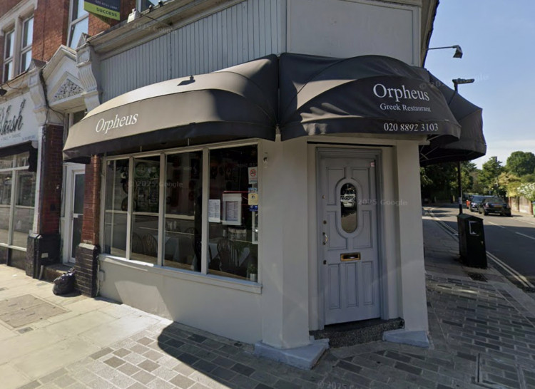 Orpheus Taverna on Richmond Road was told major improvement is necessary after a second failed inspection revealed persistent safety, cleanliness and food management breaches (credit: Google Maps).
