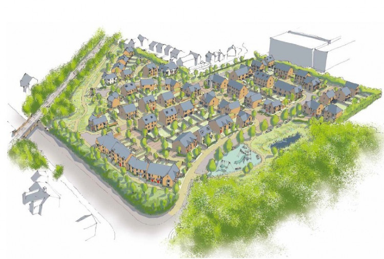 Fisons, artist's impression. View from Alum Bridge. (Escape Urbanists From Planning Docs)