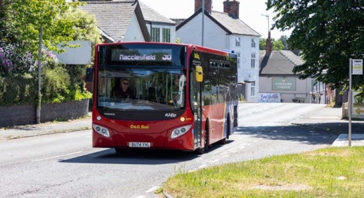 Bus users have placed Cheshire East Council in the top ten of UK local authorities for how satisfied they are with their bus services (Credit: CEC)