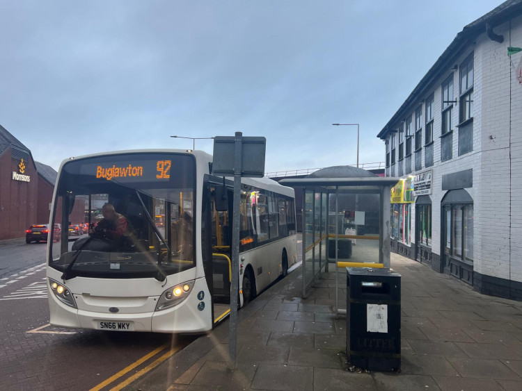 Bus users have placed Cheshire East Council in the top ten of UK local authorities for how satisfied they are with their bus services (Credit: Nub News)