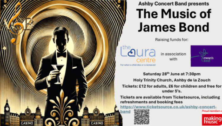 Ashby Concert Band presents The Music of James Bond Ashby Concert Band presents The Music of James Bond