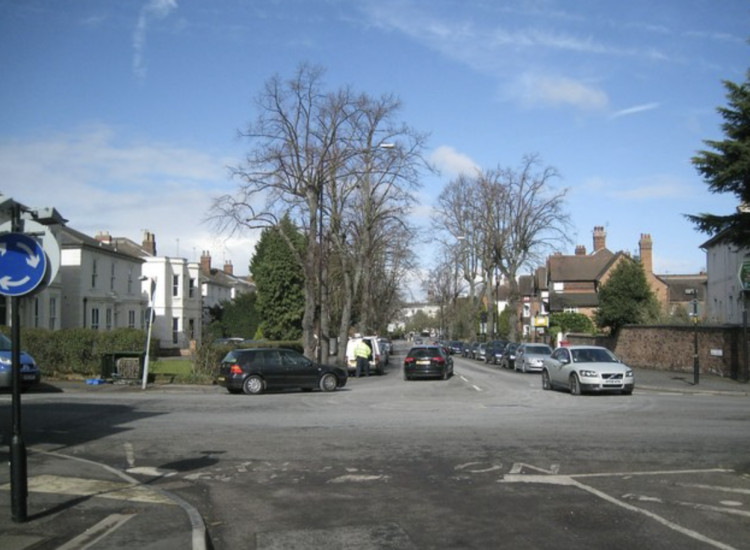 Warwickshire County Council has two raised tables (image via Robin Stott)