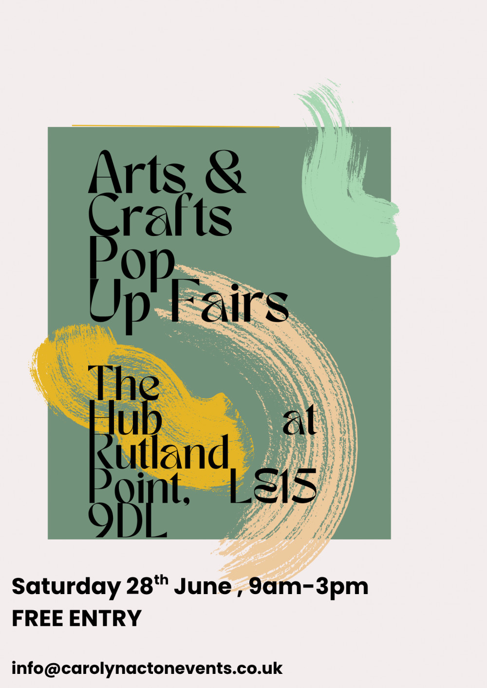Arts & Crafts Pop Up Fair
