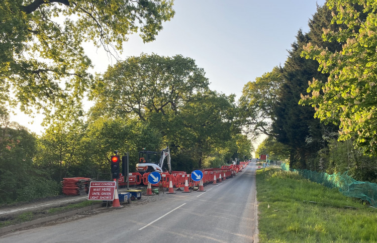 Glasshouse Lane will be shut over two weekends (image by Nub News)