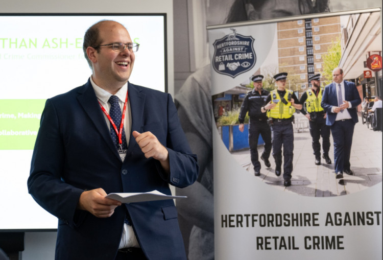 Jonathan Ash-Edwards, Police and Crime Commissioner for Hertfordshire