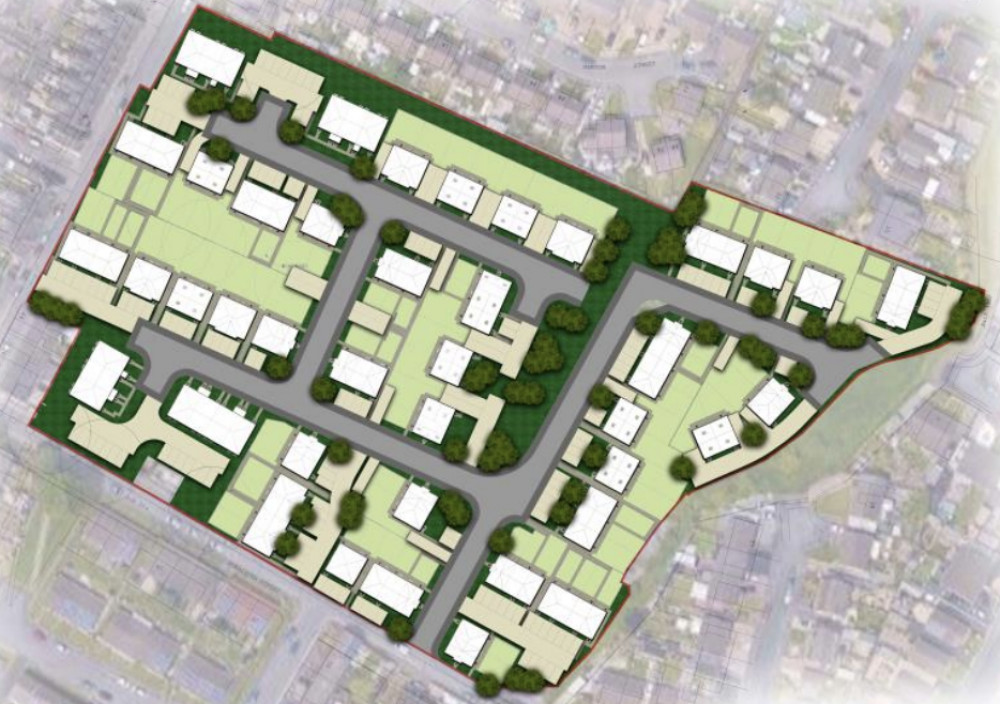 Over 100 new homes are proposed for the site of the demolished Tuscan Works in Longton. (Google)(Planning applicaton)