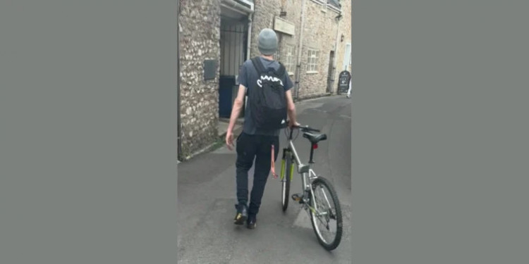 Police seek man after woman assaulted with bike in Wells. 