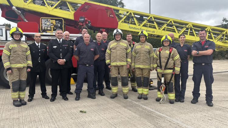 Ed Davey visited Kingston Fire Station on Richmond Road earlier this month (Image supplied)