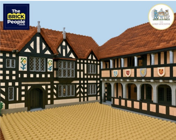  AI rendered image of Lord Leycester made from Lego (image supplied)