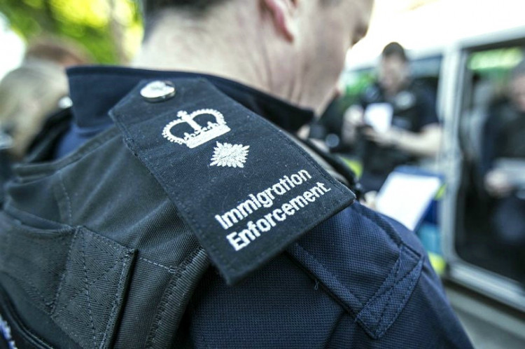 The pair have been handed over to immigration enforcement (Credit: Cheshire Police)