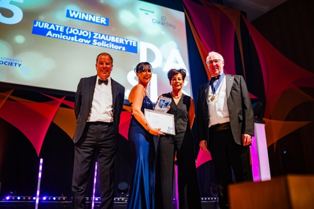 JoJo Ziauberyte of Amicus Law collects the Paralegal of the Year award (photo credit - Will Reddaway | Reddaway Productions) JoJo Ziauberyte of Amicus Law collects the Paralegal of the Year award (photo credit - Will Reddaway | Reddaway Productions)