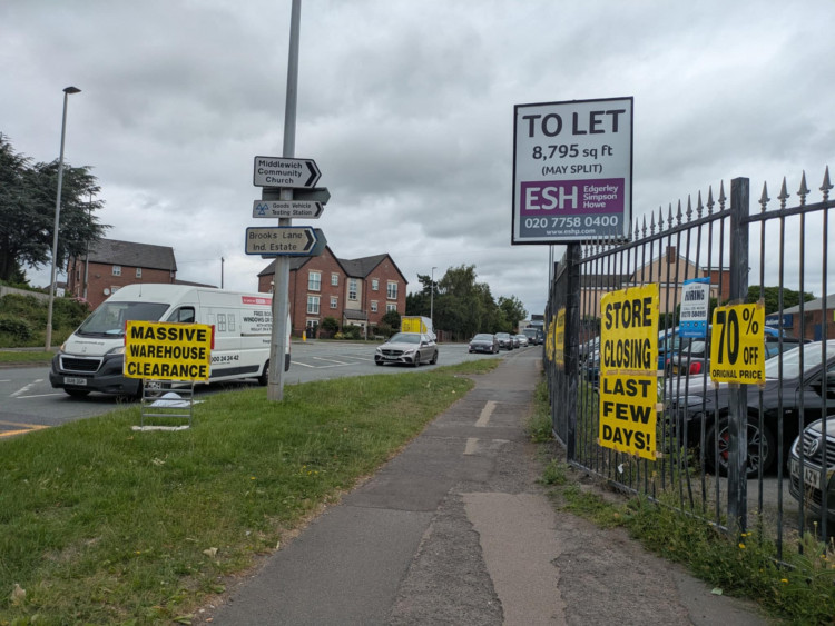 The Original Factory Shop which closes this week is up for let. (Photo: Nub News)