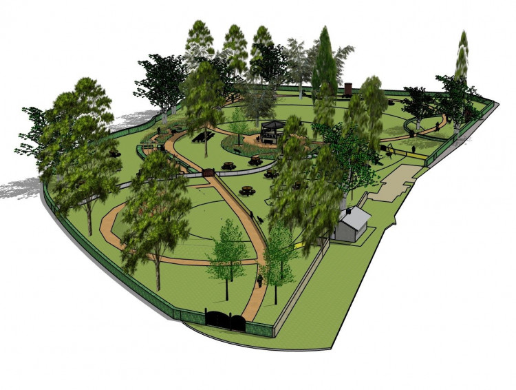 The Merriman Park Sensory Garden in Street opens on Sunday, 20 July.