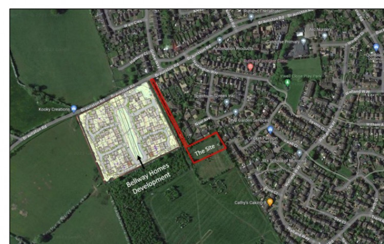 Planning rejected for five self-build houses on green field site in Oakham (Photo: LDRS)