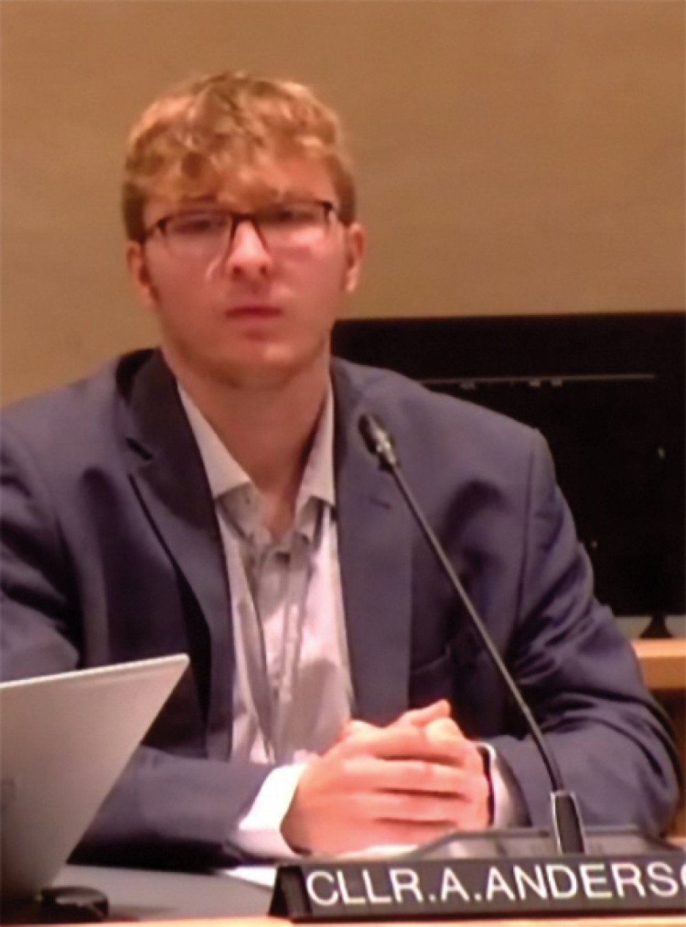 Cllr Alex Anderson.