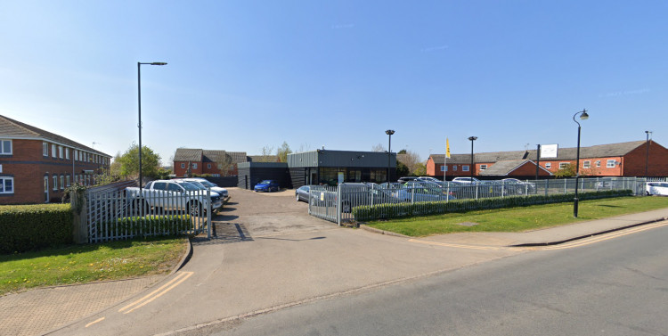 The showroom on Wellesbourne Road is on the market (image via Google Maps)