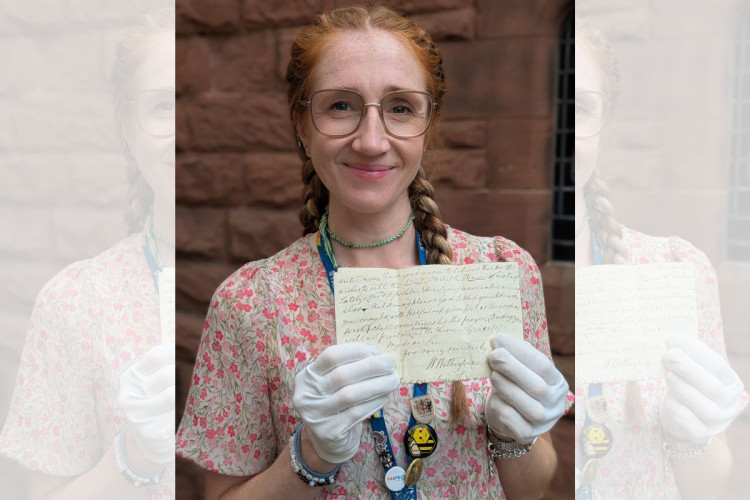 Staff recently found four letters dating from the early 19th century (Image via: The University of Chester)