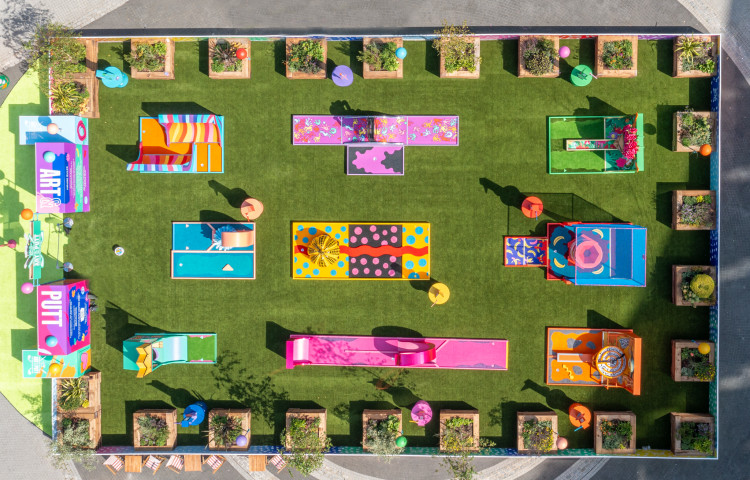 Clarks Village will debut Art & Putt, a nine-hole mini golf course inspired by famous artists, from 19 July to 31 August, offering a unique art-themed experience.