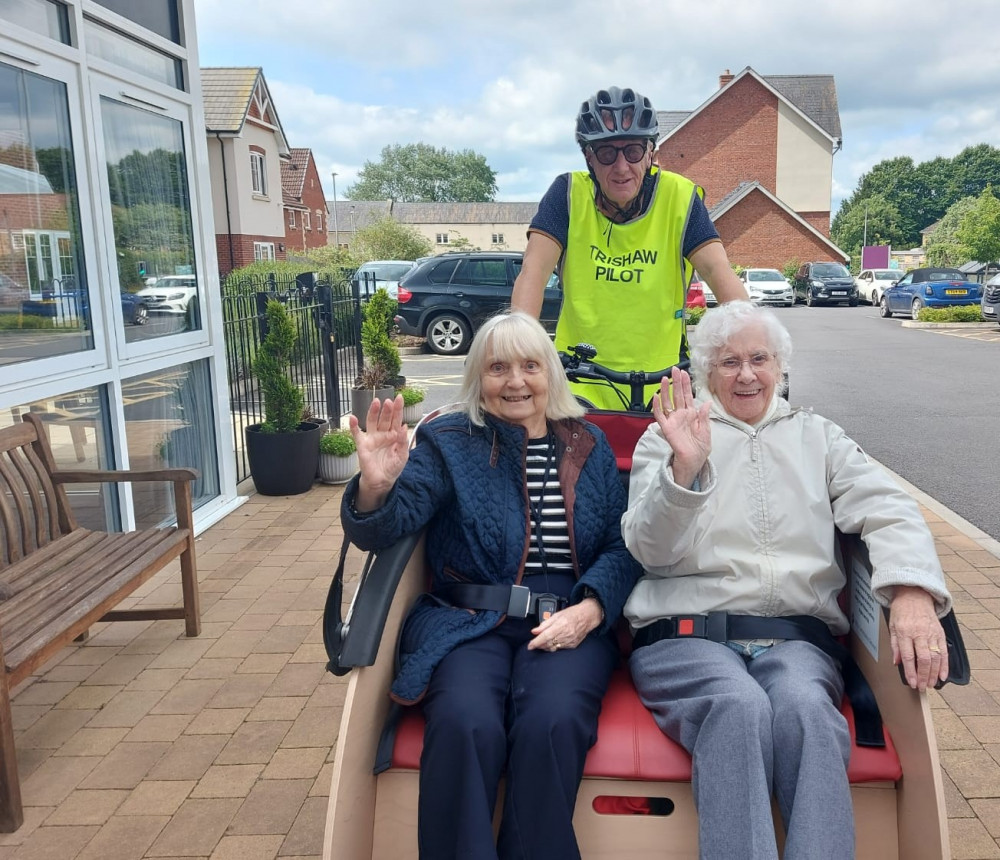 Crandon Springs residents have been enjoying the trishaw rides around the beautiful city of Wells thanks to the Wells Community Network Trishaw Project.