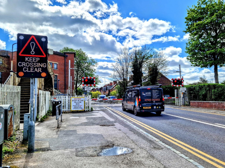 Road closures will also be in place at Nantwich and Shrewbridge level crossings from Saturday 19 July to Monday 21 July (Ryan Parker).