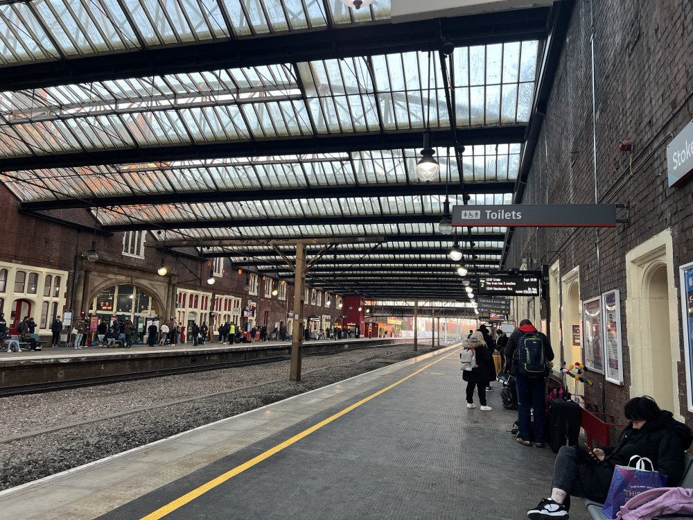 No mainline trains will run through Stoke-on-Trent station for three weeks in August. (Nub News) No mainline trains will run through Stoke-on-Trent station for three weeks in August. (Nub News)