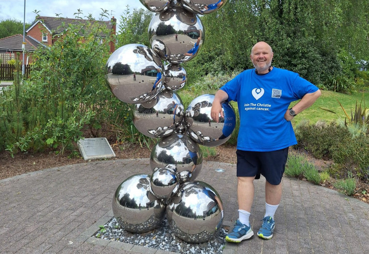Mark Love is raising money for the Christie (Credit: Mark Love)